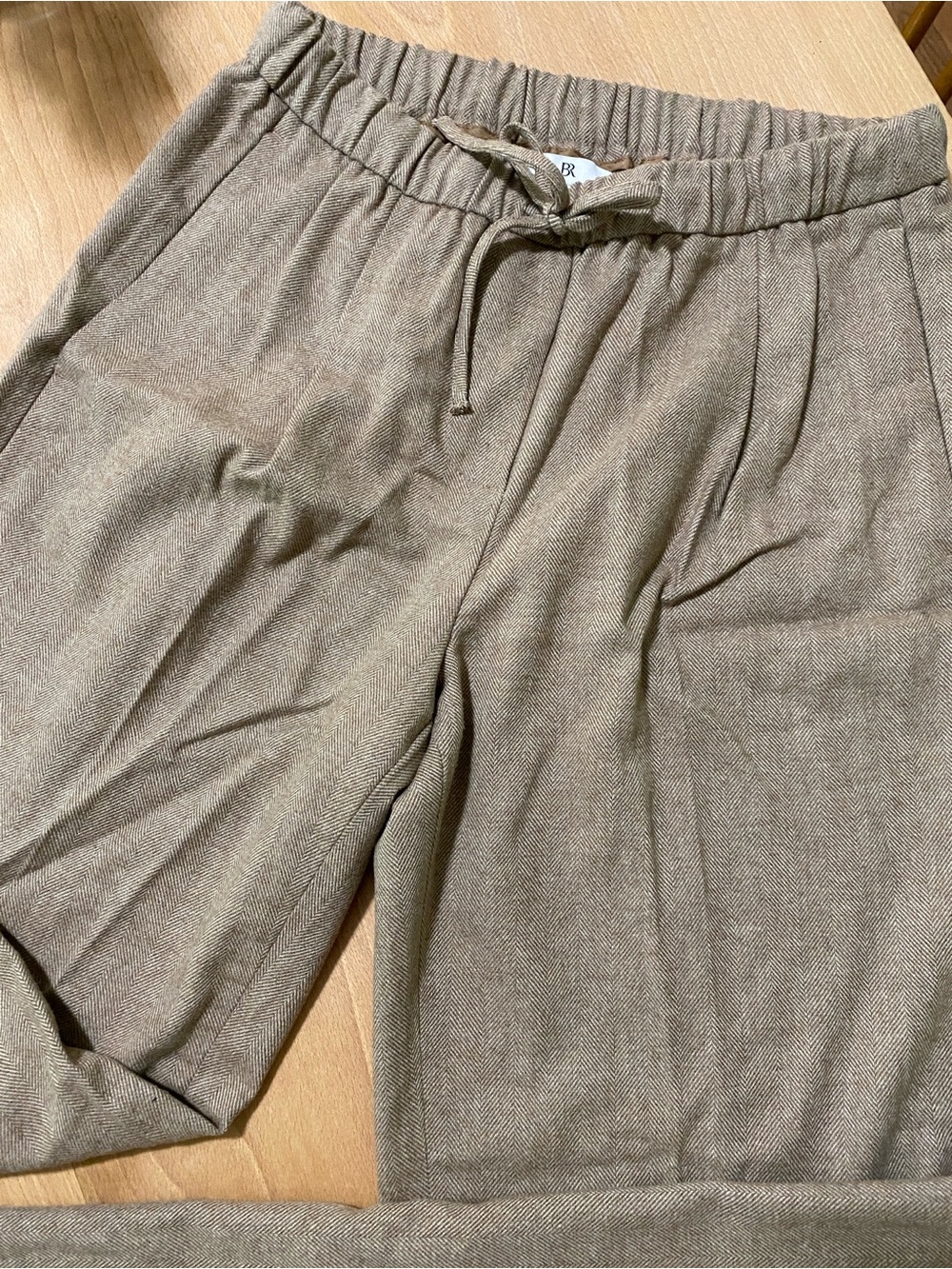 Banana Republic Wool Wide Leg Women’s Drawstring Pants brown - Picture 4 of 12